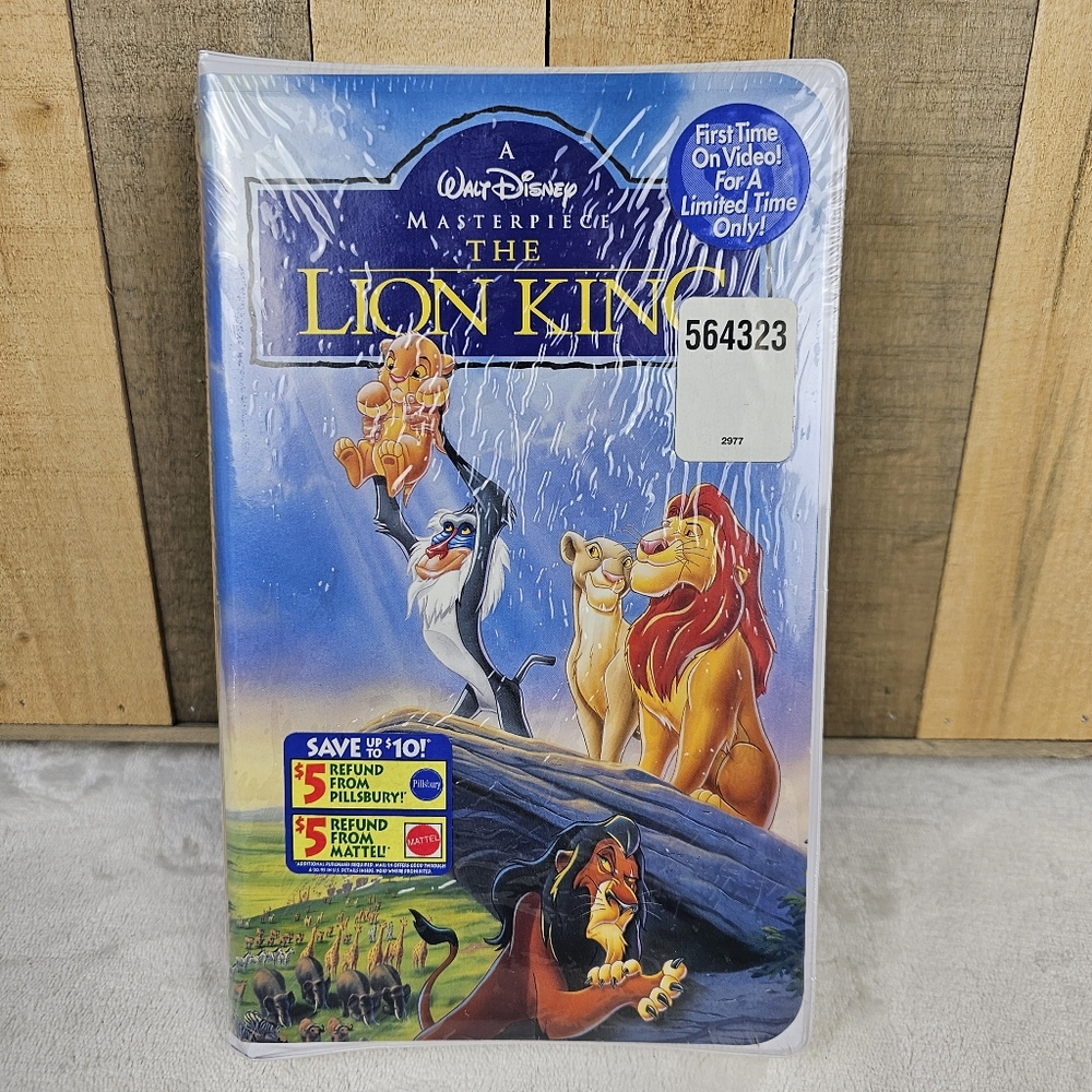 The Lion King VHS New and Sealed